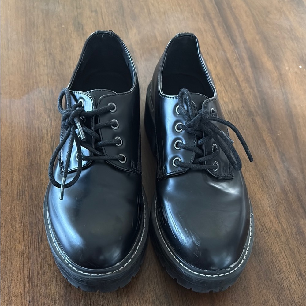 Men's Black Leather Shoes